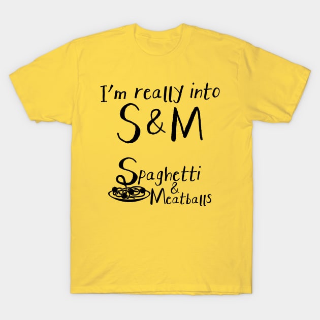 Spaghetti & Meatballs T-Shirt by JasonLloyd